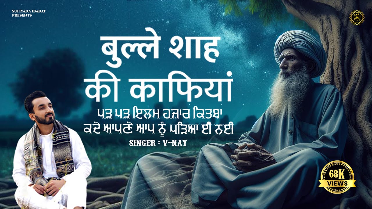 Baba Bulleh Shah | ਬਾਬਾ ਬੁੱਲ੍ਹੇ ਸ਼ਾਹ | Heart Touching Punjabi Kalam By V-Nay | Poetry | Kasoor