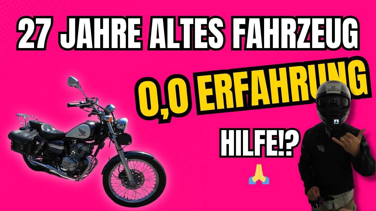 Neue Honda CB125f kaputt? Also hole ich die 27 Jahre alte Honda Rebel 125 zurück