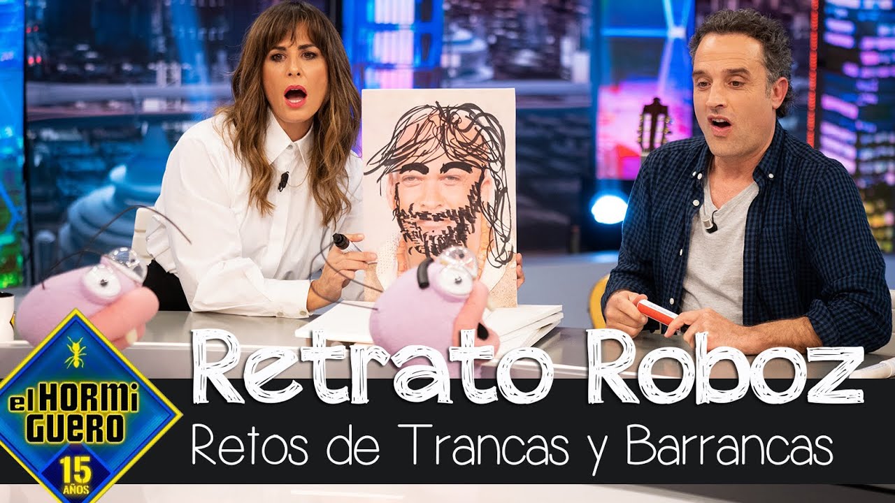Nuria Roca y Daniel Guzmán compiten por el retrato robot más perfecto - El Hormiguero