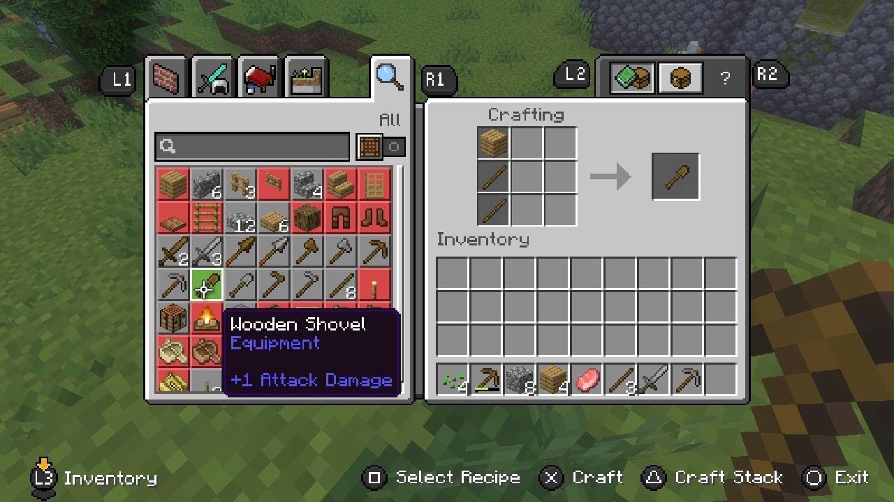 I am playing Minecraft for the first time.