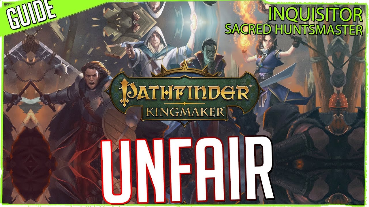 Pathfinder Kingmaker - UNFAIR Difficulty Intro (Inquisitor, Sacred Huntsmaster)