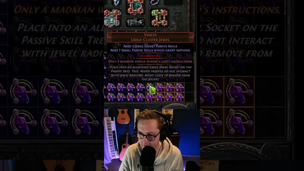 PoE - 50 Unidentified Voices - 500 Div Gamble #poe #pathofexile #shorts