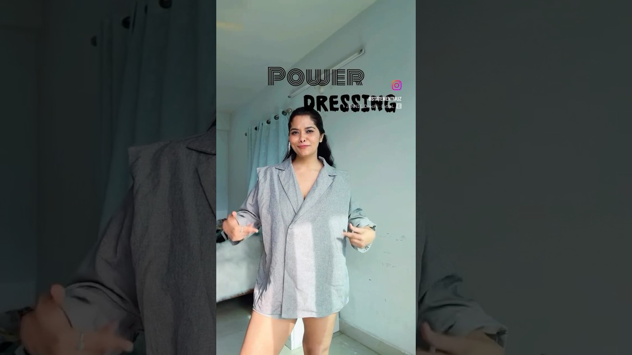 Power dressing #grwm #outfit #ootd #powerdressing