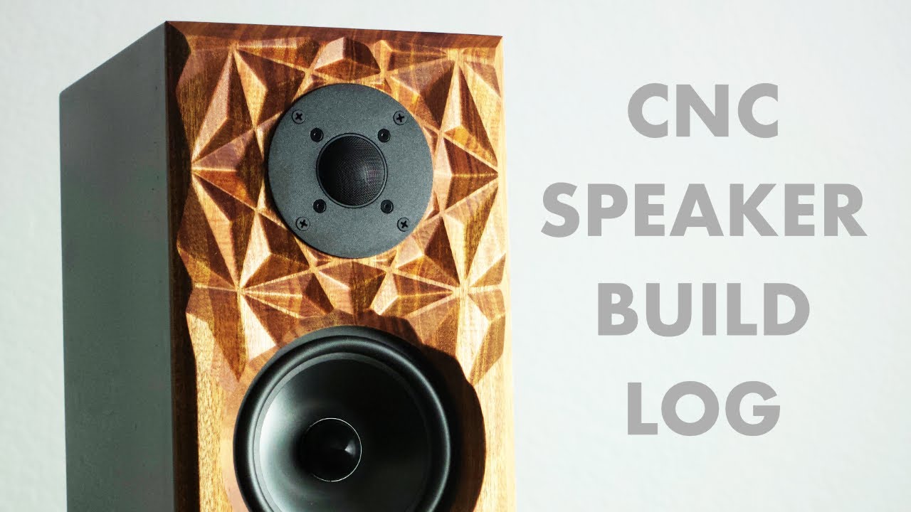3D Geometric Front Baffle Design! My First CNC Speaker Build Log