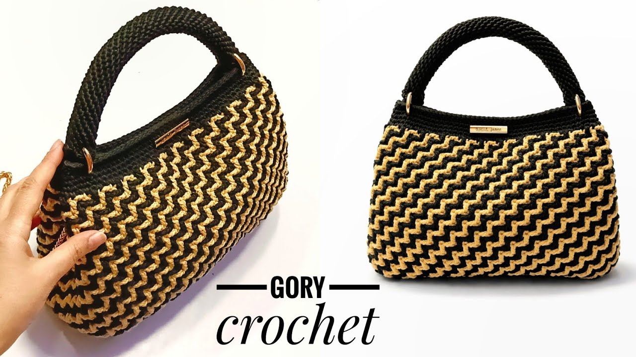 كروشيه شنطة يد موديل جديد وحصري bag crochet 