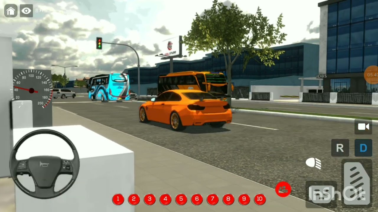 Bus corong atas simulasi awal#1