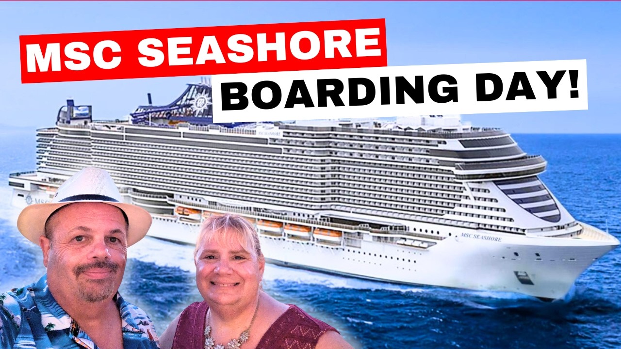 День посадки на MSC Seashore! Всё, что вам нужно знать!