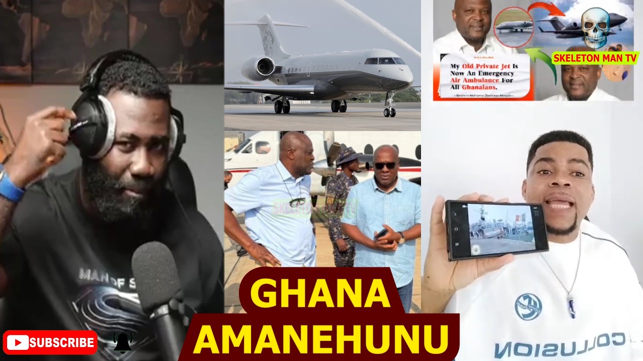 Ohene David & Okatakyie Afrifa React 2 John Mahama's Broda Ibrahim Mahama Newly Acquired Private Jet