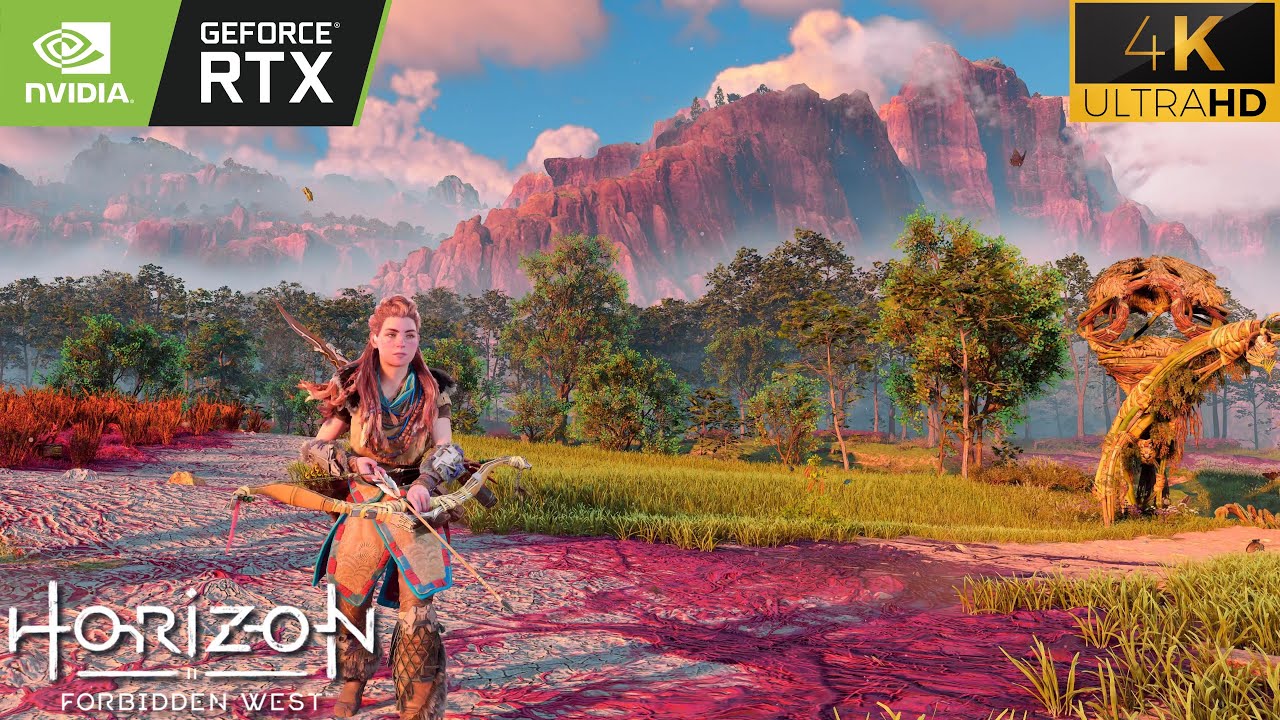 4K Horizon Forbidden West DLSS 3.6.0 Ultra Beautiful Colorful Mega Next-Gen Modded Insane Graphics