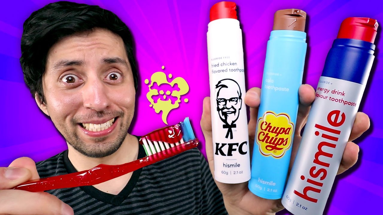 Probando las PASTAS de DIENTES más RARAS del Mundo!!!