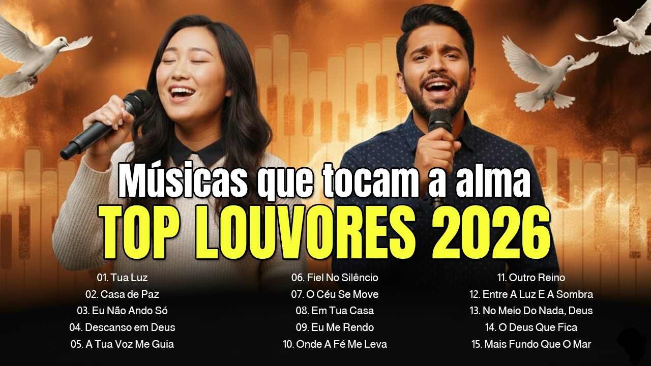 Melhores Louvores de Adoração 2026 - Top Músicas Gospel | As Mais Tocadas 2026, Hinos Evangélicos