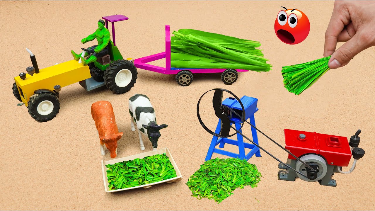Top most creative Diy mini tractor videos of farm animals , machinery, agriculture |science project2