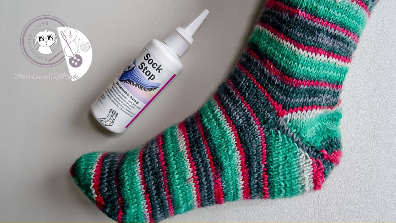 Socken stricken / nie wieder so rutschige Socken stricken / Strümpfe stricken