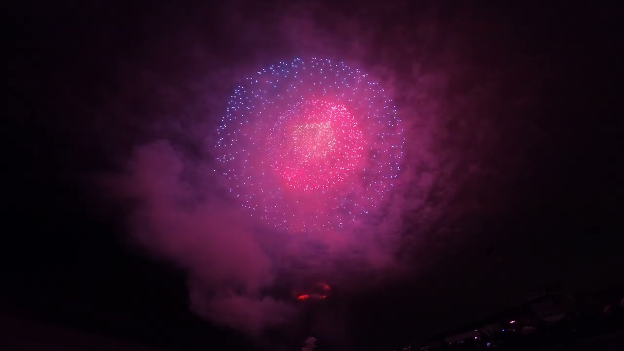 Vorschießen Pyrounion 2025 25-Jahre Special mit 5x 300mm Kugelbomben und großen Feuerbällen