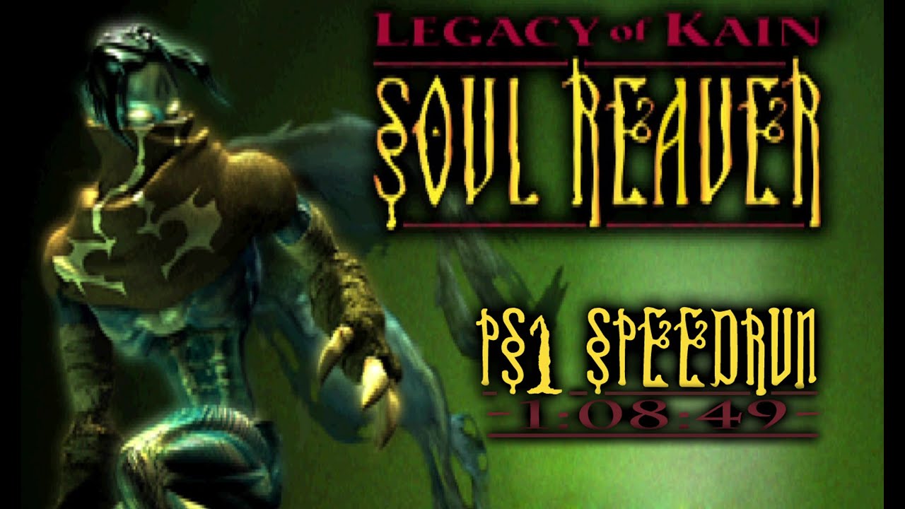 Legacy of Kain: Soul Reaver Speedrun - PS1 Any% Glitch - 1:08:49