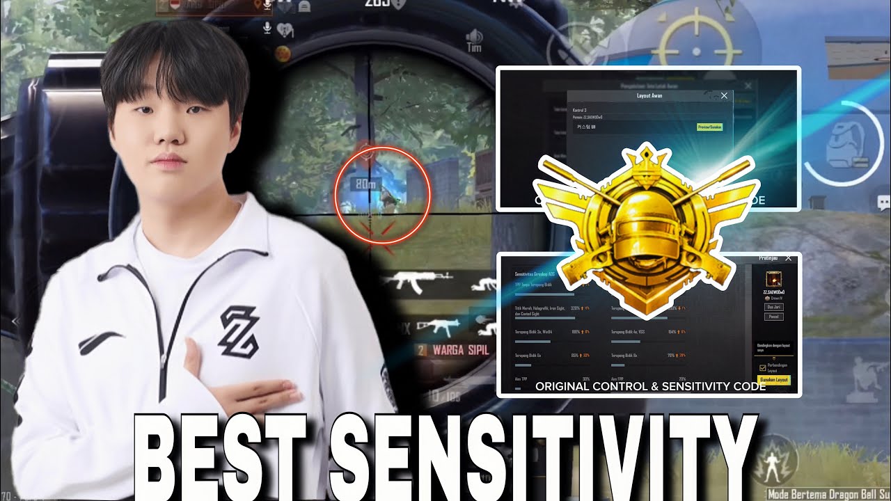 The Best Sensitivity Settings For Pubg Mobile | New Update sensitivity codes 2.7 ZZ SAEWOO 5 Fingers