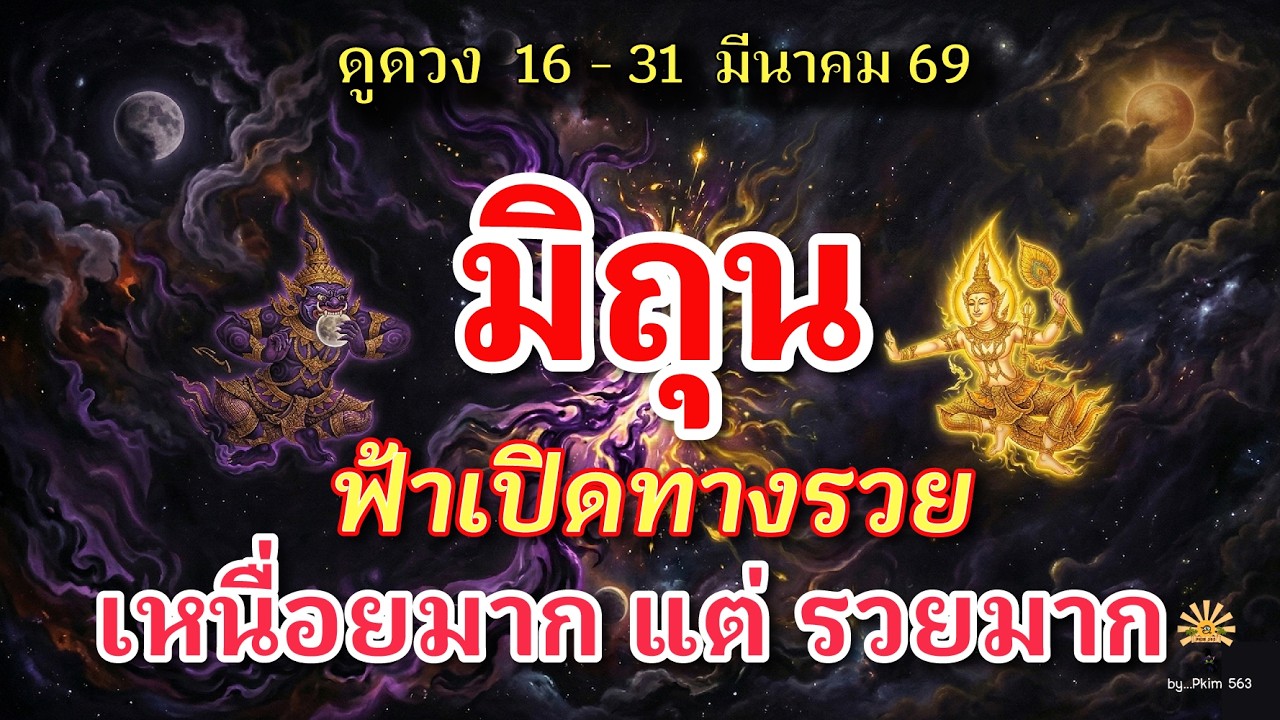 ราศีมิถุน 🕉️ ฟ้าเปิดทางรวย เหนื่อยมาก แต่ รวยมาก  | ✔️ เช็คดวงชะตา  16 - 31 มีนาคม 69 💗