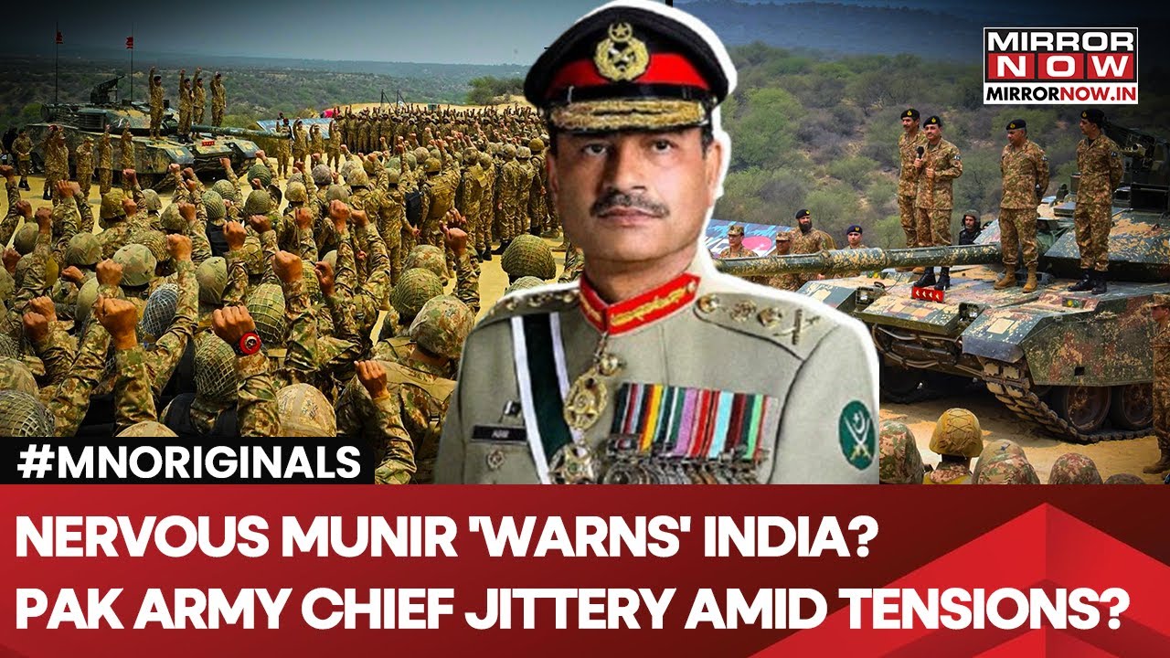 Nervous Asim Munir 'Warns' India? Pakistan Army Chief Jittery Amid Tensions? Says... | Watch