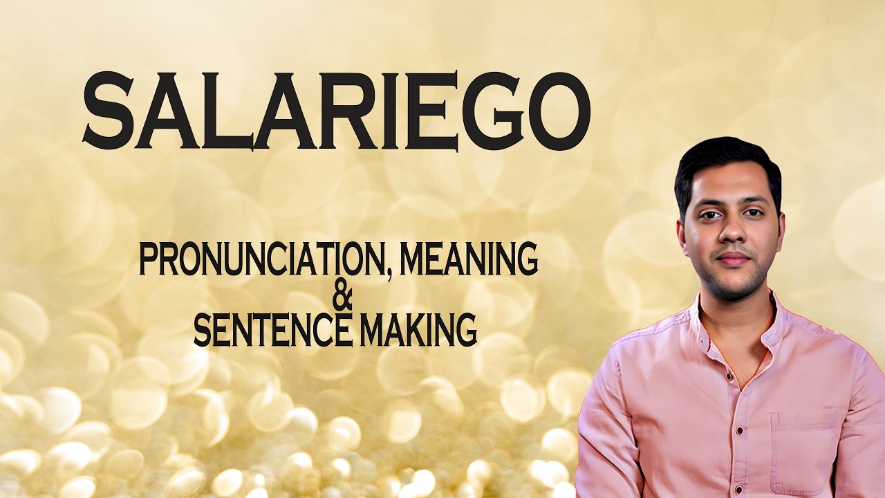 SALARIEGO - Meaning_&_Pronunciation_Word_World_Audio_Video_Dictionary