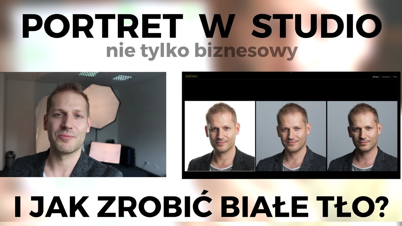 Jak zrobić portret na białym tle?