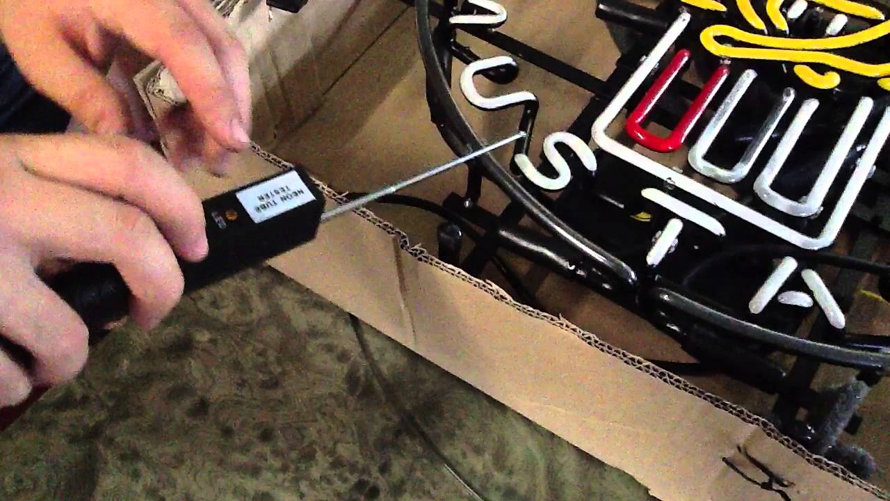 How to use a neon tube tester - a Neonetics how-to video
