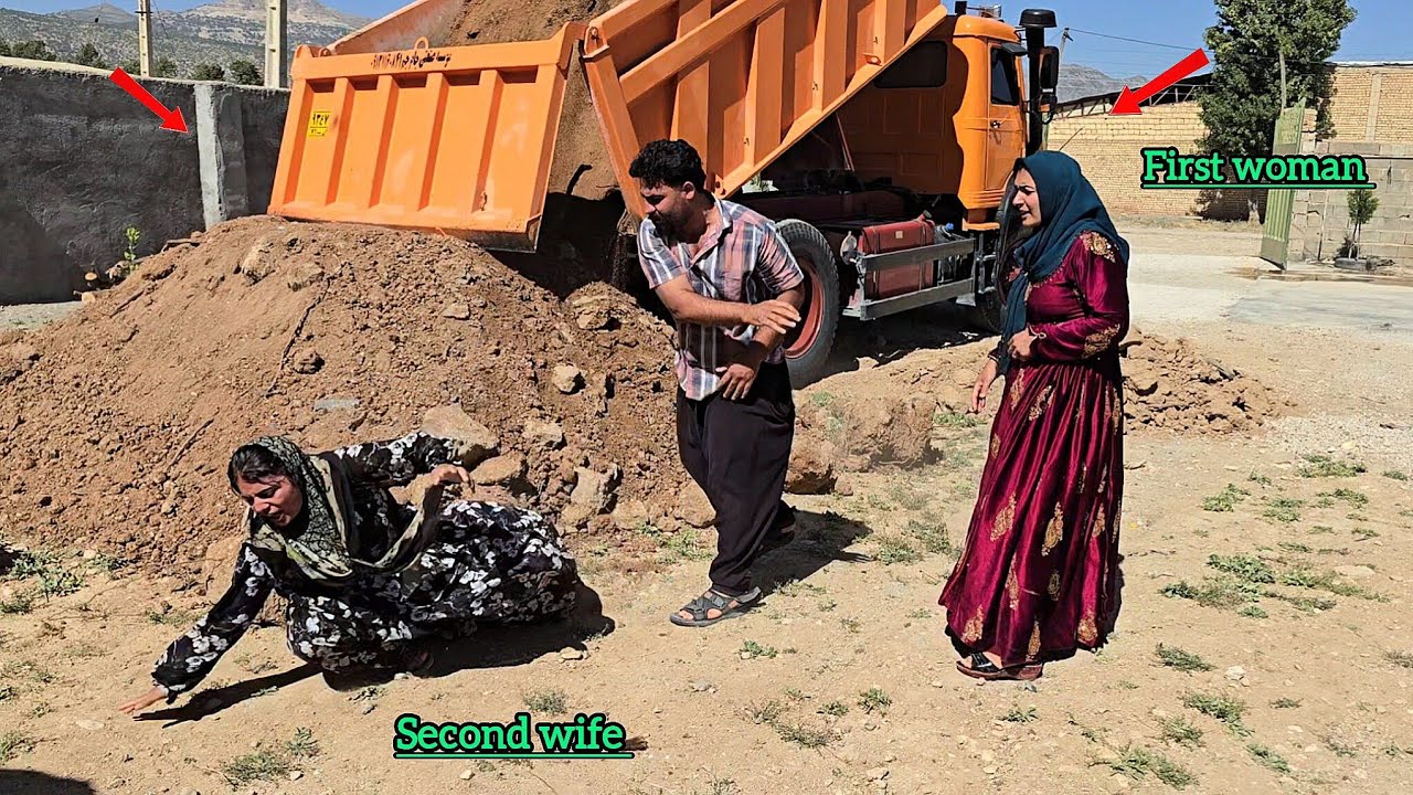 Husband's harsh treatment of second wife who is jealous of first wife's improving life