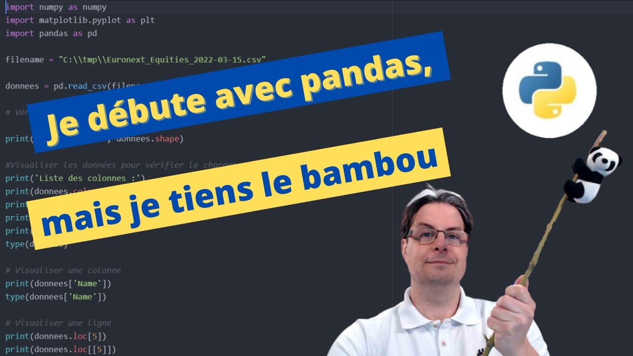 Manipulation de données : Python et Pandas