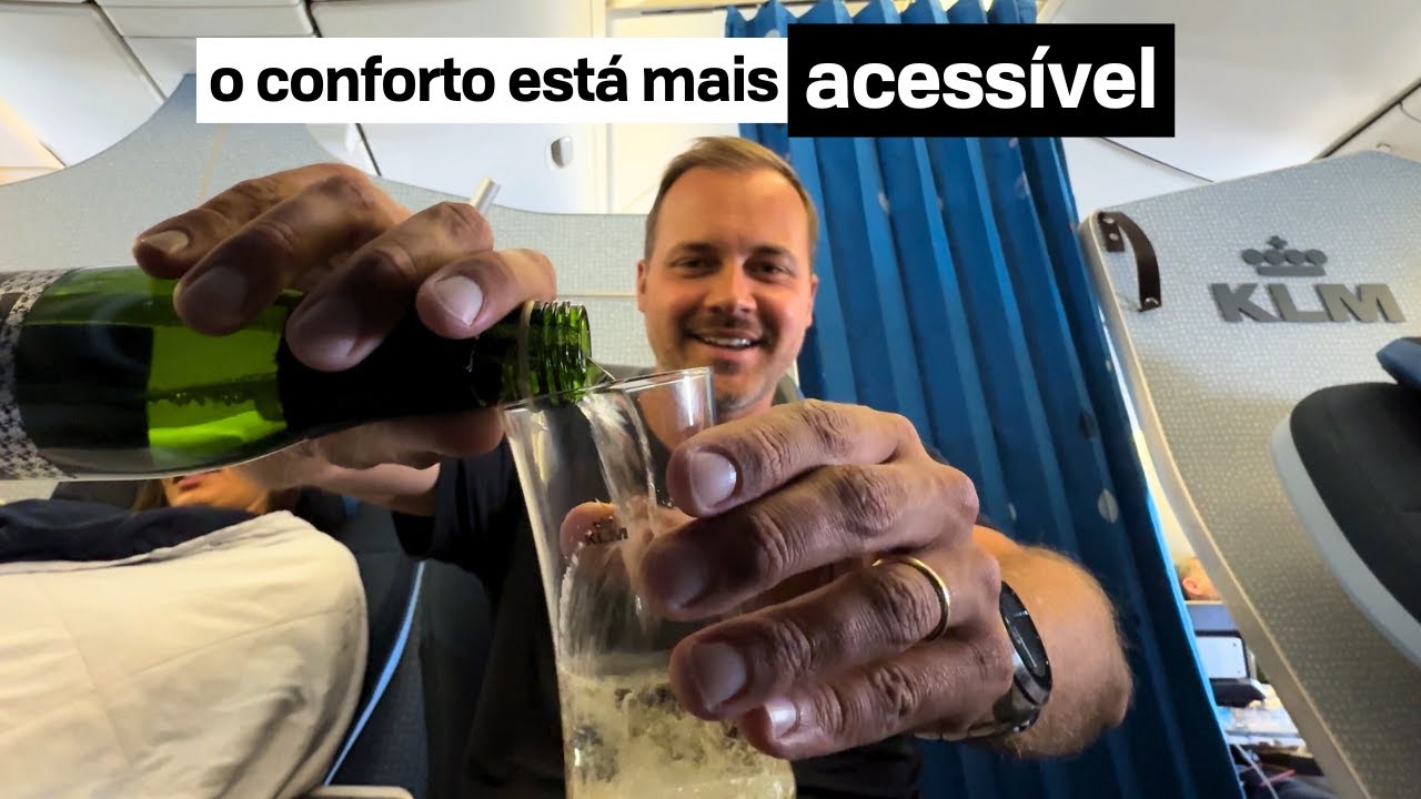 ✈️ Review KLM Premium Comfort: voo Amsterdam ✈️ São Paulo (GRU)