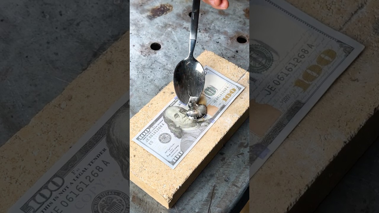From Money to Silver Jewelry! 💵 Making a Ring Out of a Dollar! ✨