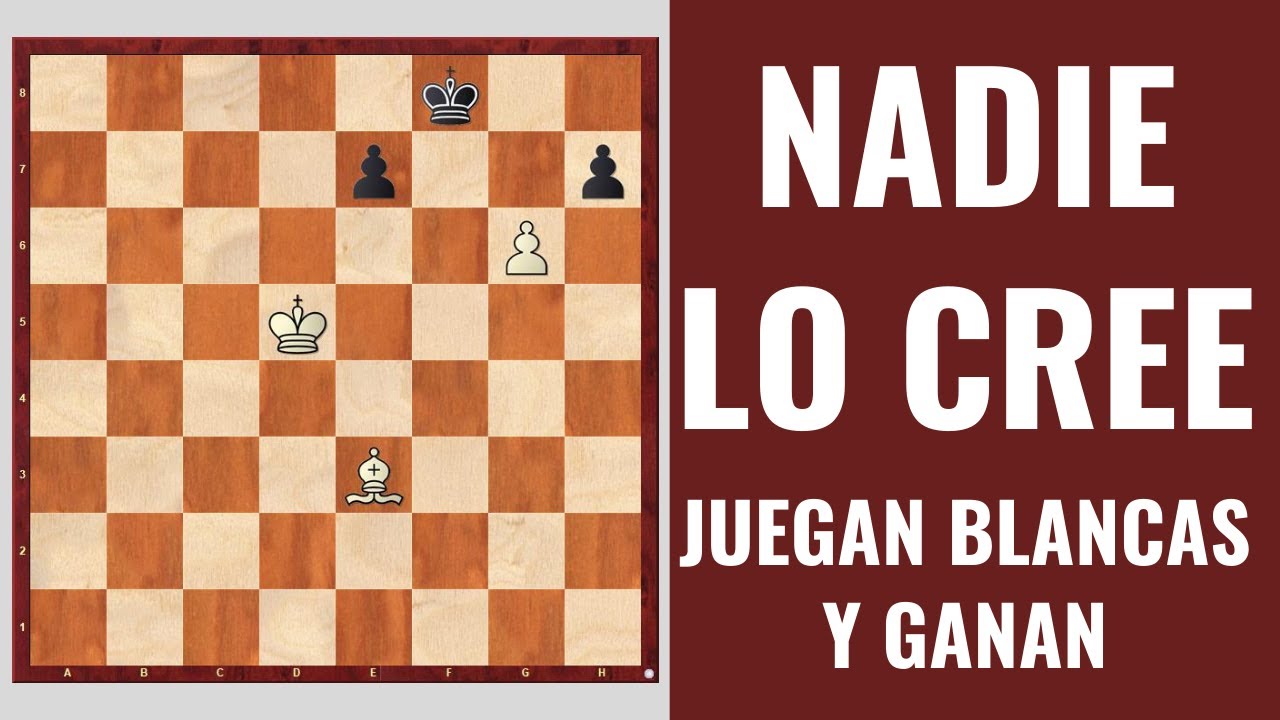 NADIE CREE QUE SE PUEDA GANAR - Juegan blancas