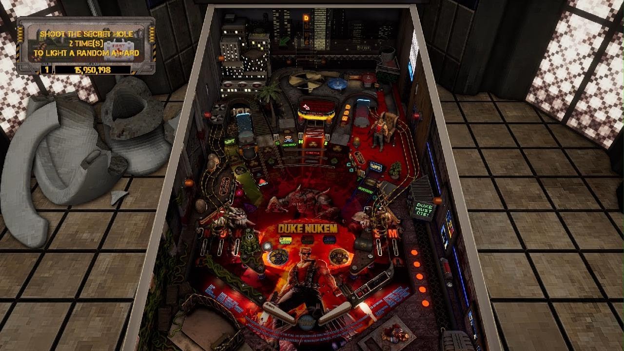 Pinball M - Duke Nukem's Big Shot Pinball (Wizard Mode Run)