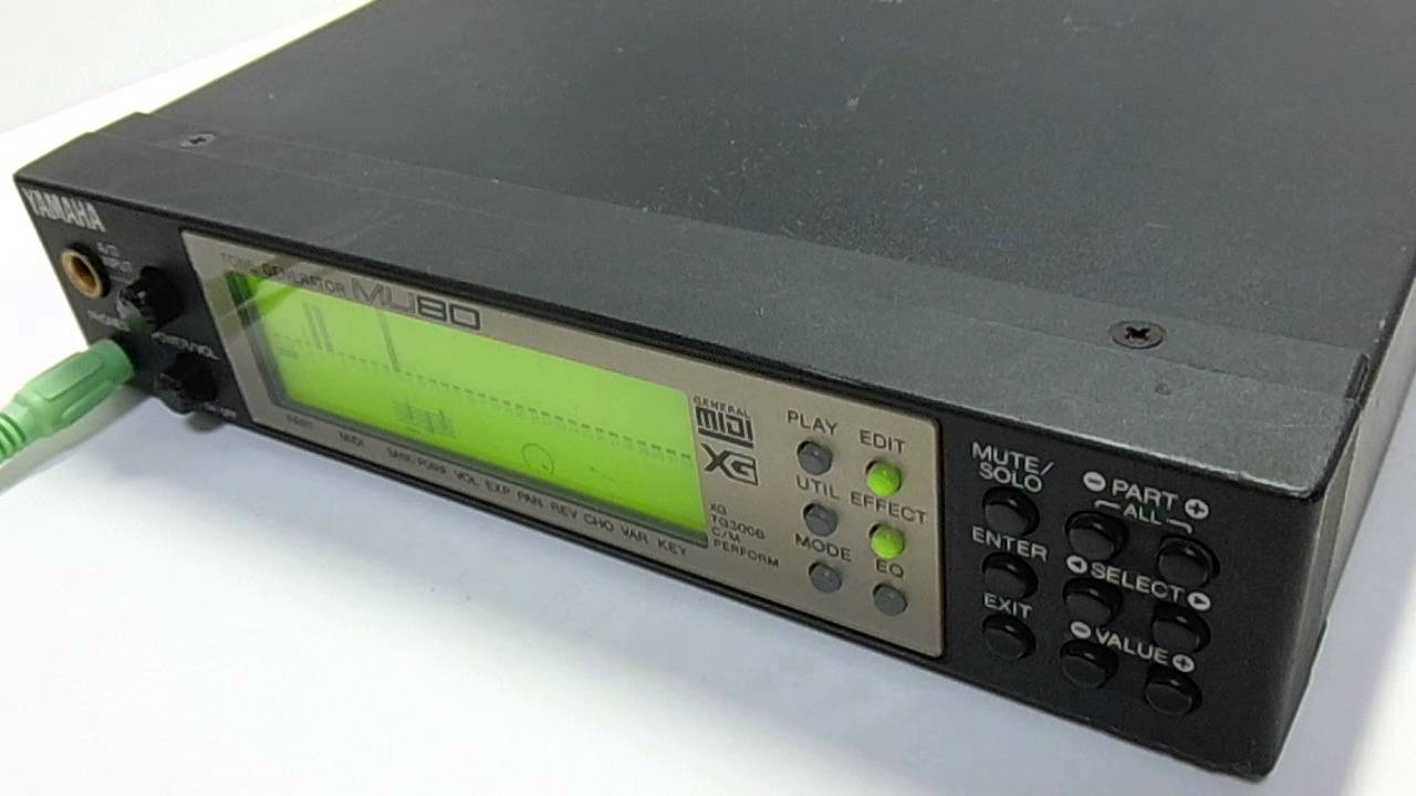 22289 YAMAHA Music Tone Generator MU80 Made in Japan