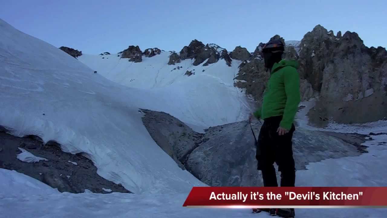 Climbing Mount Hood the South Side route full HD 2013