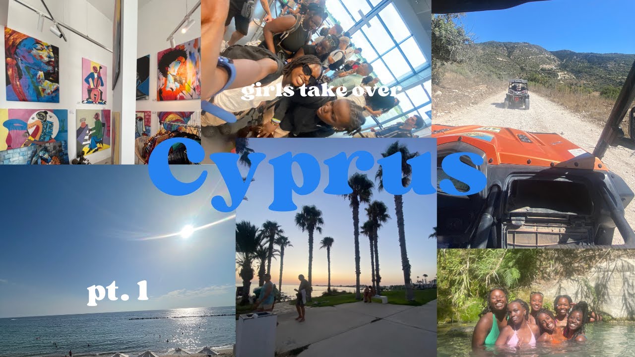 girls take over cyprus pt.1: paphos, crazy quad, waterfalls, 5⭐️ restaurant,...
