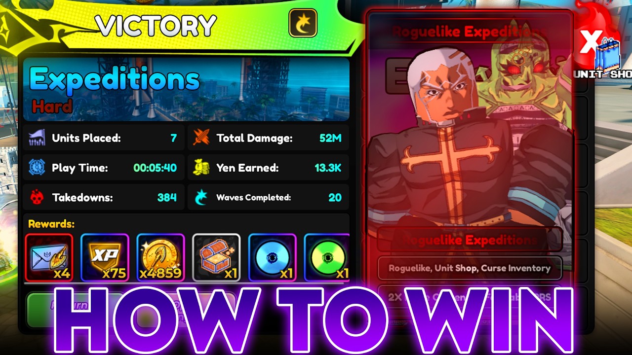 How To Win Every Roguelike Expeditions in Anime Crusaders
