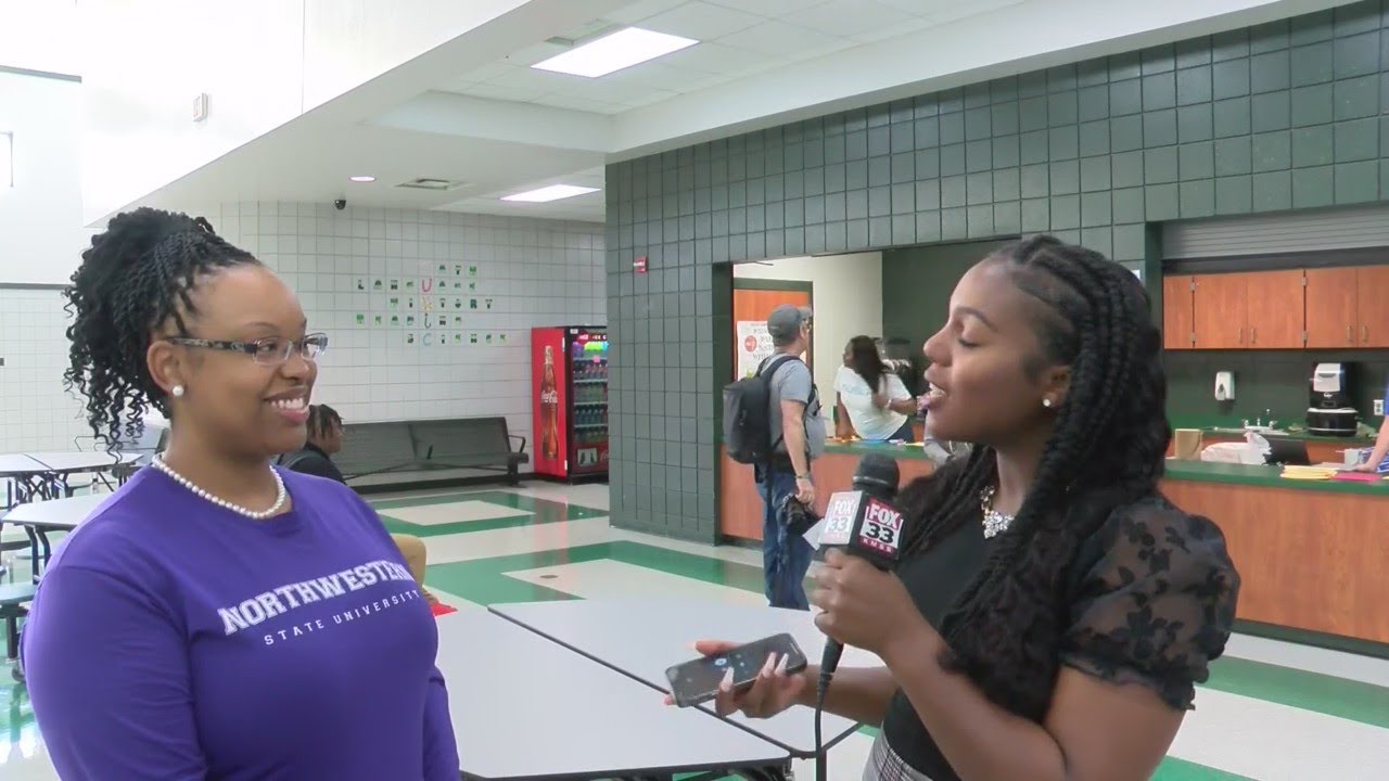 First day of school with Mansfield High School