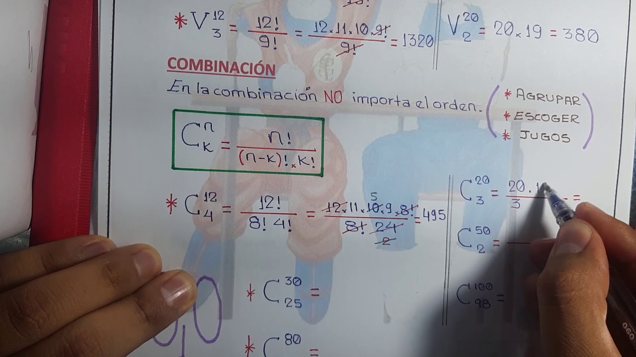 RM (Análisis combinatorio 2 - variación y combinación)