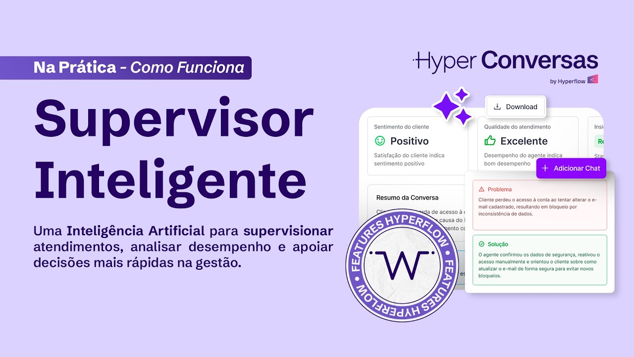 Na prática - como usar o Supervisor Inteligente na Hyper Conversas
