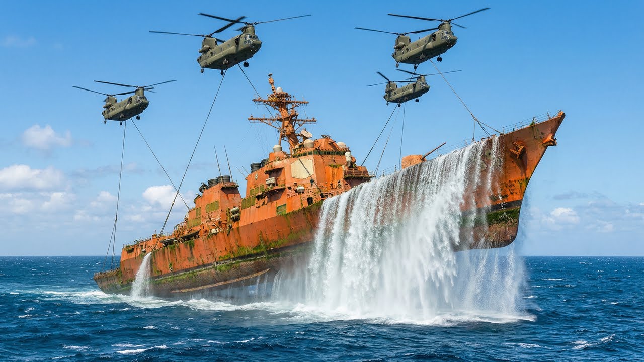 Salvaging & Restoring a Rusty Destroyer After 60 Years Beneath the Deep Sea Saving Rusted Destroyer