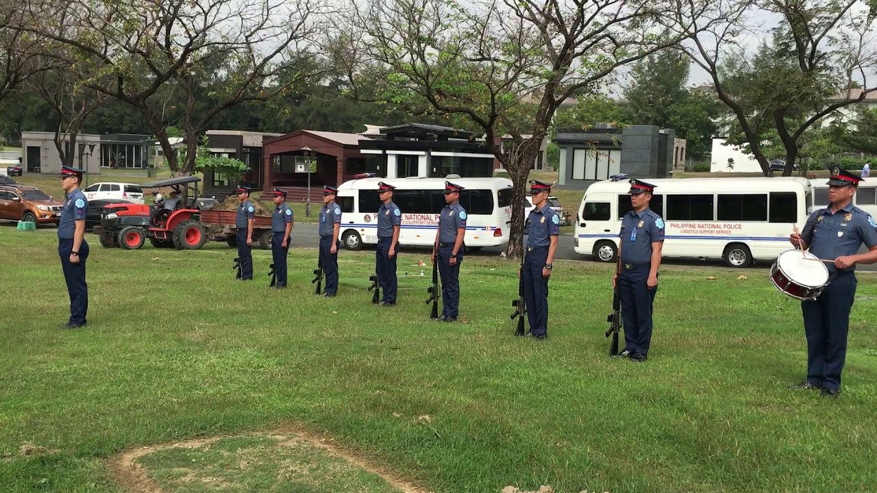 PNP 21-gun Salute in Honor of PLTCOL CARTER P. BALUNES