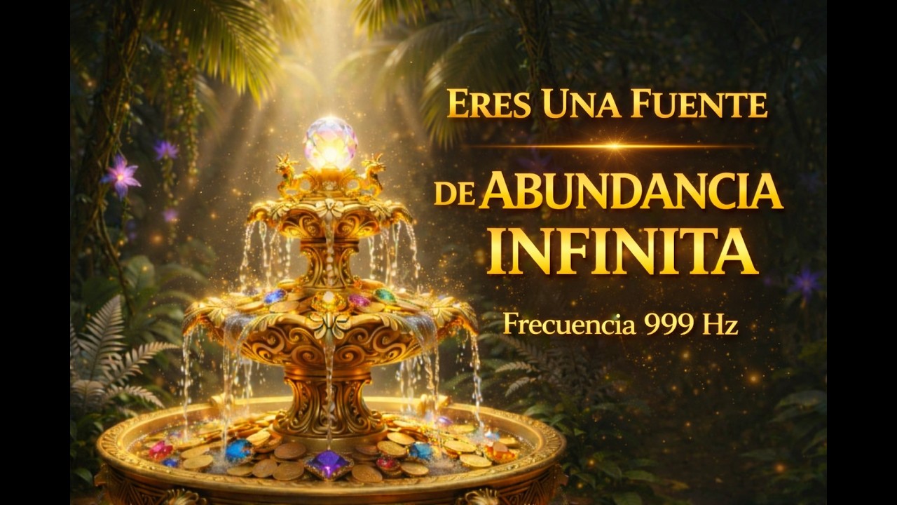 ERES FUENTE DE ABUNDANCIA INFINITA ✨ Frecuencia 999 Hz para activar prosperidad y abrir tu energía