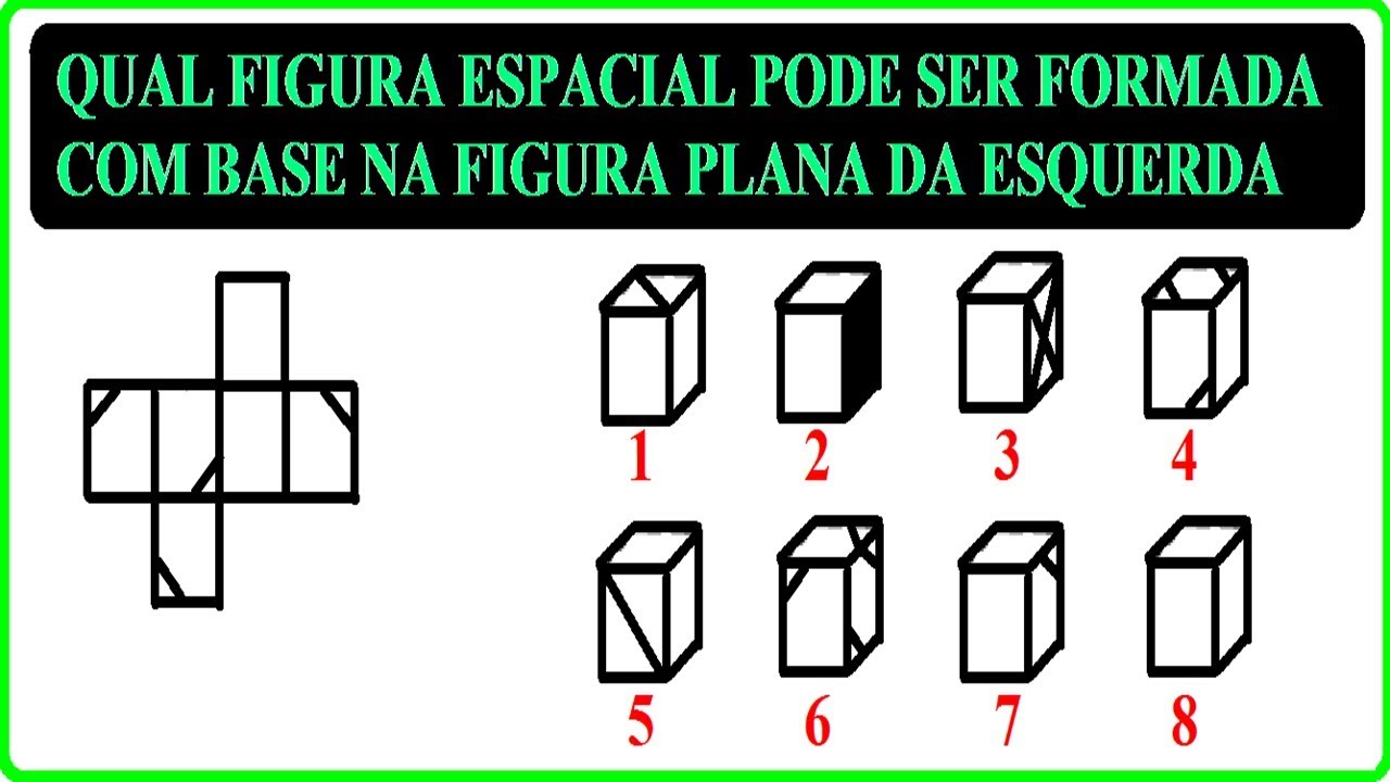 Raciocínio Lógico CUBOS Formação Figuras Sequência Psicotécnicos QI Quociente de Inteligência Detran