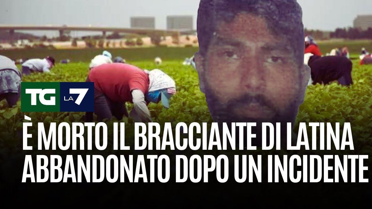 È morto il bracciante di Latina abbandonato dopo un incidente