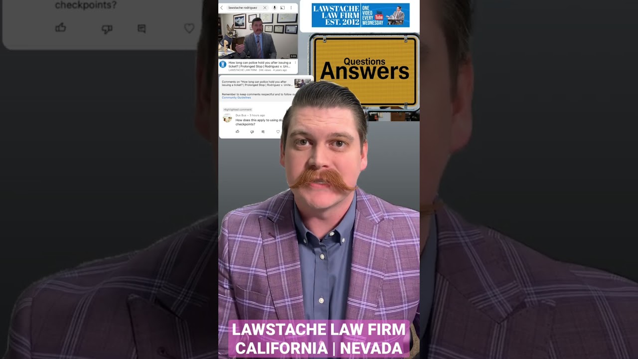 Does Rodriguez Supreme Court case, which dealt with prolonged traffic stops, apply to checkpoints?