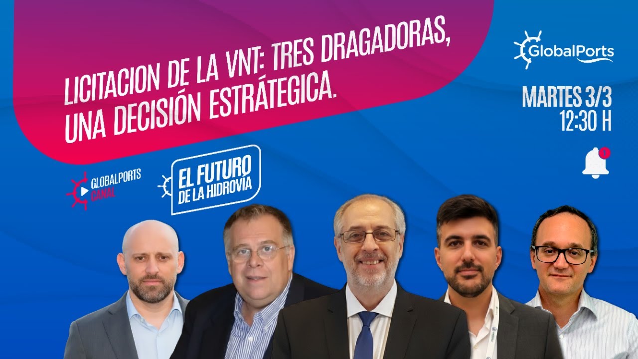 El futuro de la Hidrovía: Tres ofertas presentadas en la licitación de la VNT