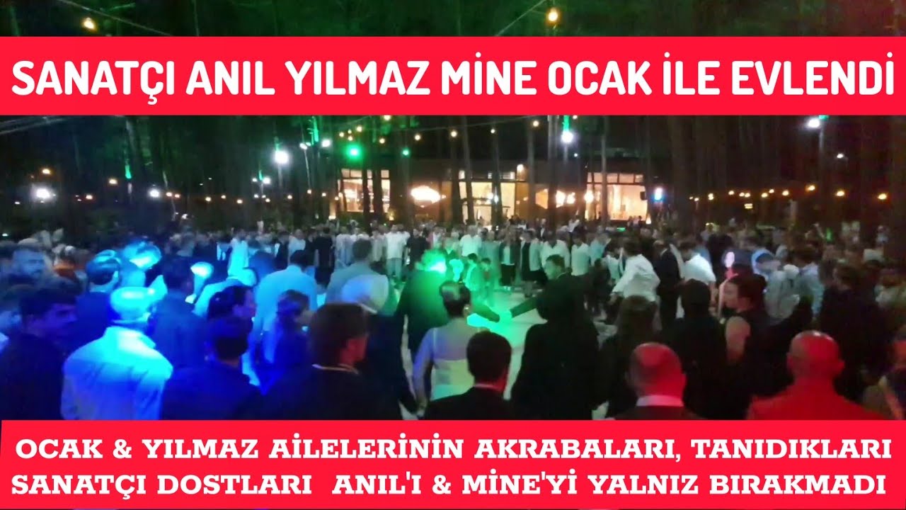 Sanatçı Anıl Yılmaz Mine Ocak İle Evlendi! Sanatçılar kendisini yalnız bırakmadı! Hayırlı Olsun!..