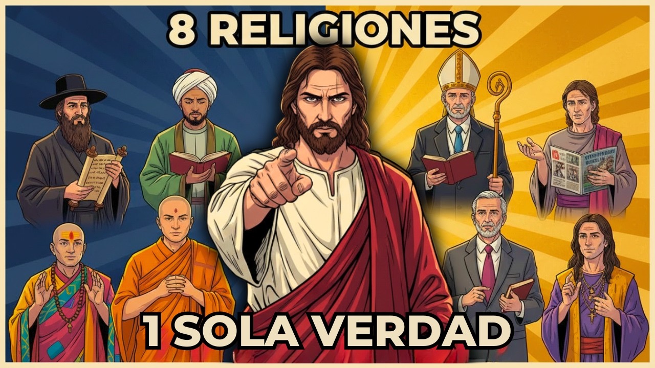 8 Religiones, 8 Versiones de Jesús — Pero Solo una Puede ser VERDAD