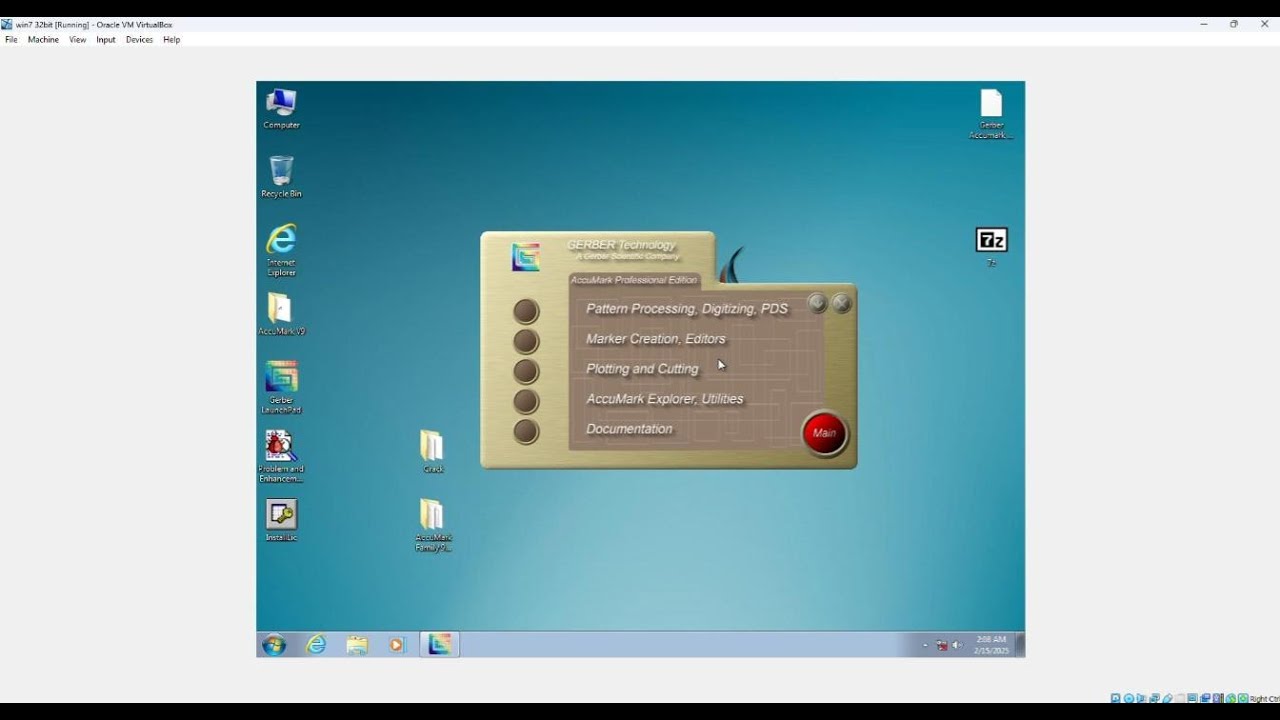 How to Install Gerber AccuMark v9.0 on a Virtual Machine (Windows 7 Lite)