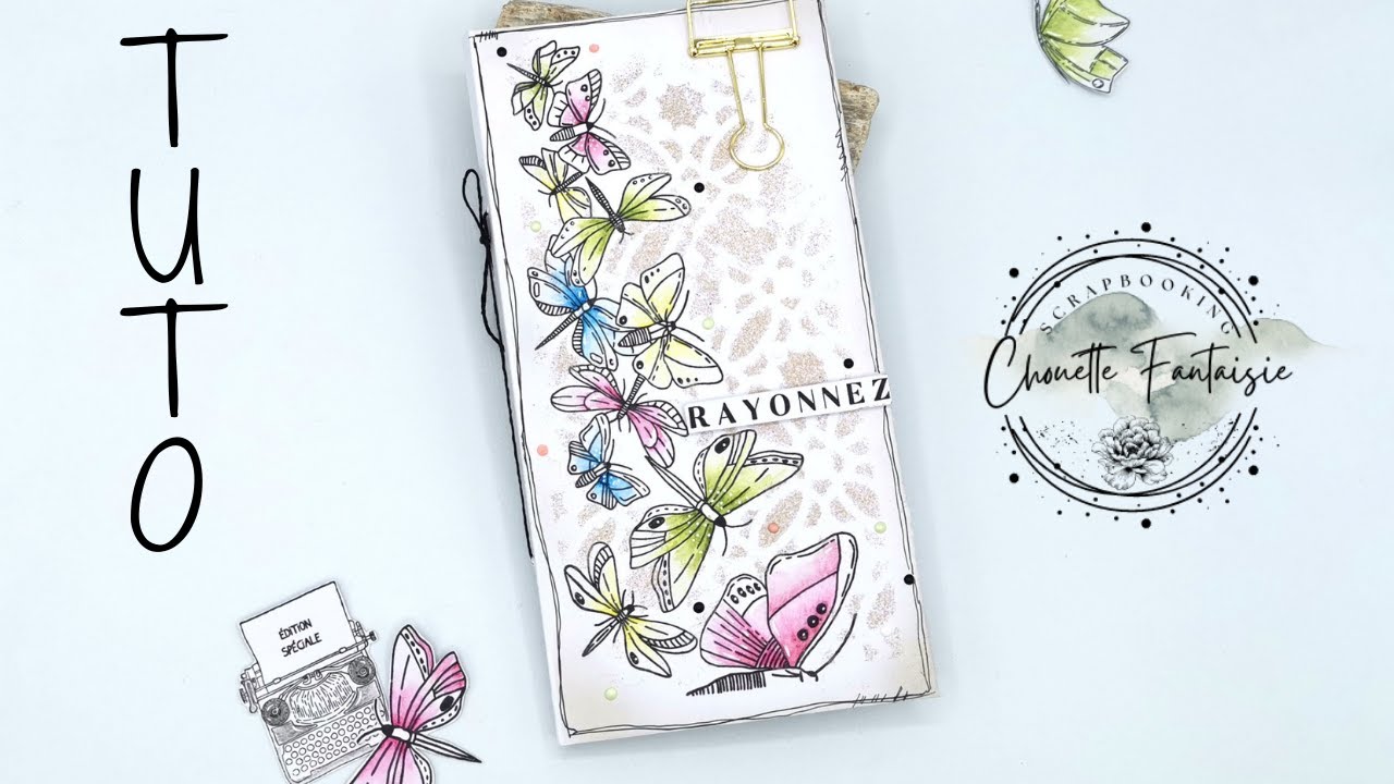 SCRAPBOOKING : Tuto revue illustrée 100 % Chou &  Flowers