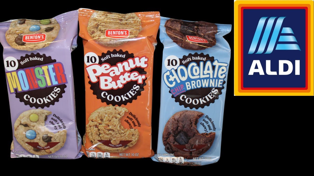 Benton’s (ALDI) Soft Baked Cookies: Monster, Peanut Butter & Chocolate Chip Brownie Review